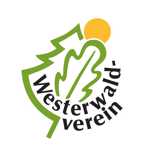 Logo des Westerwaldvereins mit Baum und Sonne