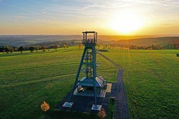 Barbaraturm bei Sonnenuntergang